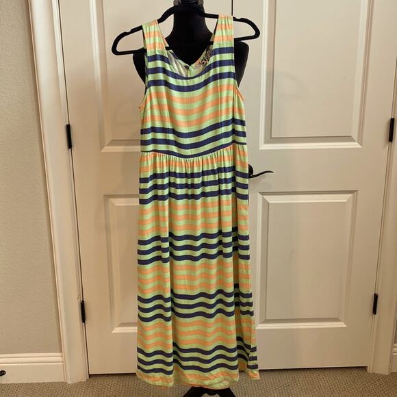 Dusen Dusen Striped Beach, Boho Midi/ Maxi Dress - Picture 1 of 4